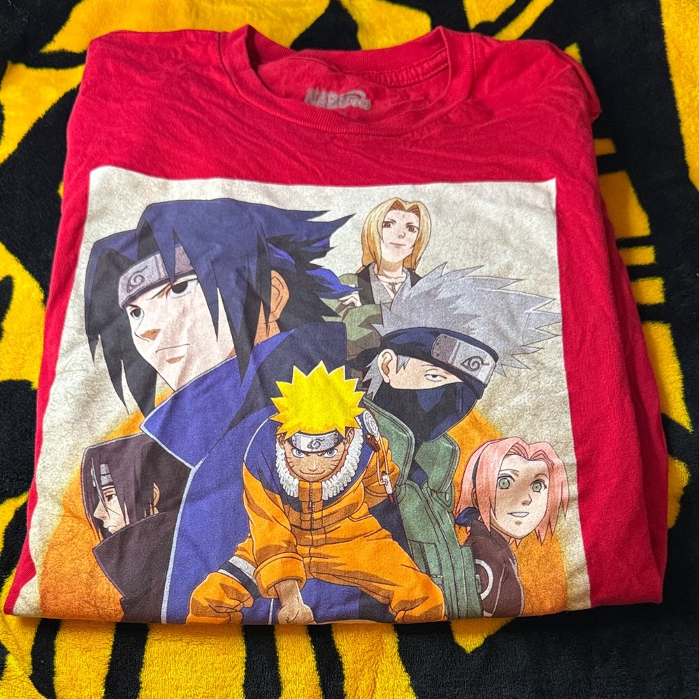 Red Anime Graphic Tee